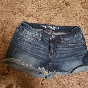 American eagle shortie shorts